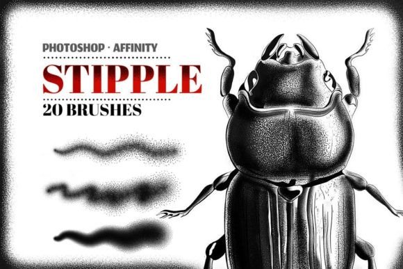 Download Stipple Brushes for Procreate - Brushes for procreate Collection