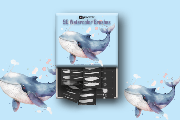 Download Watercolor Brushes for Procreate - Brushes for procreate Collection