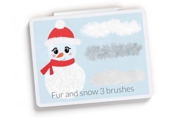Download Fur Brushes, Snowflakes Brush Procreate - Fur brushes Collection