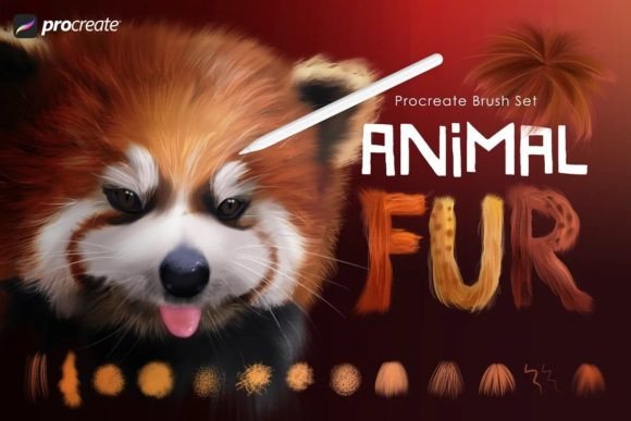 Download Animal Fur Brushes - Fur brushes Collection