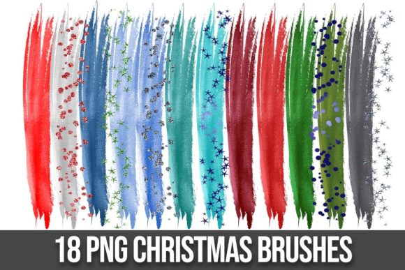 Download Christmas Brush Strokes Clipart - Christmas brush Collection