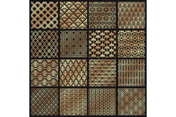 Download Art Deco Patterns - Art deco patterns Collection