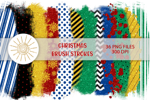 Download Christmas Brush Strokes • ClipART - Christmas brush Collection