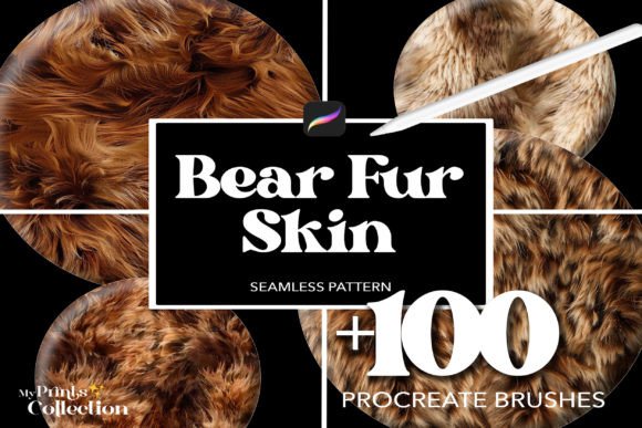 Download 100+ Procreate Skin Bear Fur Brushes - Fur brushes Collection