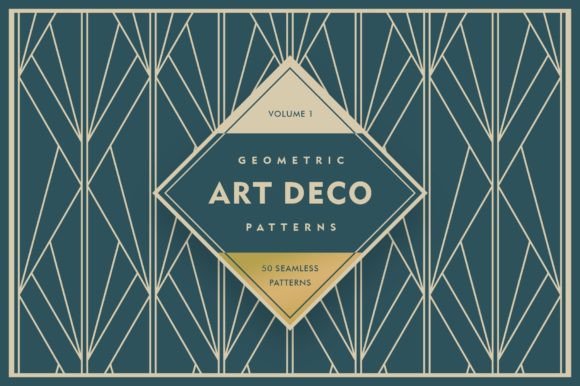Download Geometric Art Deco Patterns - Art deco patterns Collection